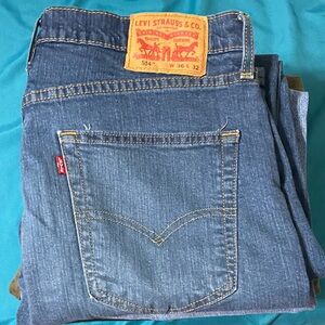 Levi's Men's Classic Blue Slim Straight Jeans